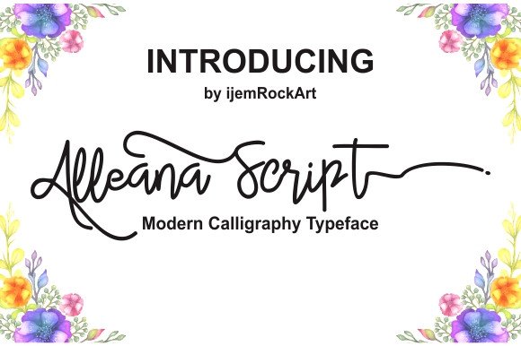 Alleana Script: Modern Elegance for Creative Projects
