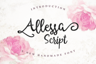 Allessa Script: A Natural Handmade Font for Creative Expression