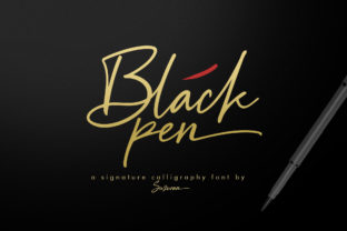 Black Pen Script: A Versatile Font for Creative Projects