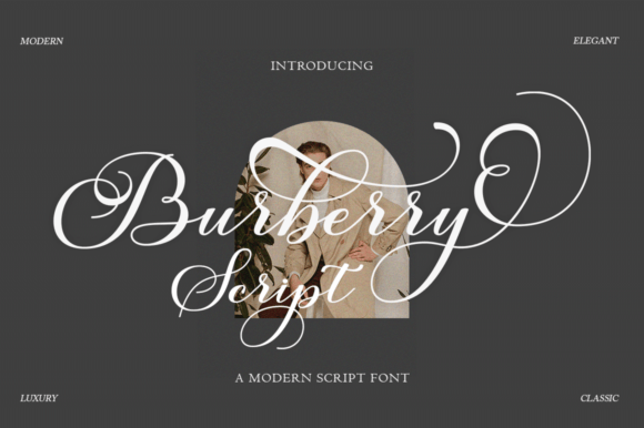Burberry Script: A Timeless Elegance in Typography
