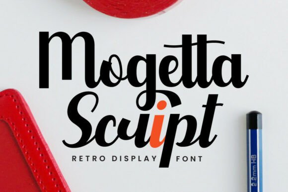 Channel the Vibrant Energy of Mid-Century Advertising with Mogetta Script