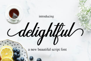 Delightful Script: A Modern Typographic Solution for Creative Design