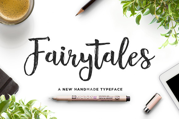 Fairytales Script: A Handcrafted Typeface for Modern Creativity