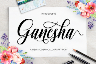 Ganesha Script: A Font That Adds Romantic Elegance to Your Designs