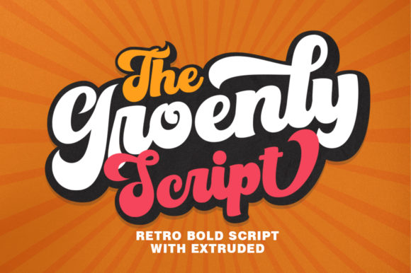 Groenly Script: A Classic Calligraphic Style with a Retro Edge
