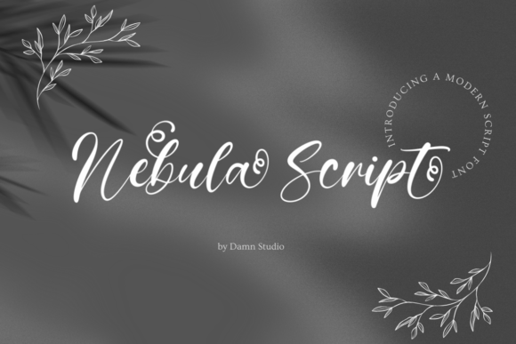 Introducing Nebula Script – A Contemporary Font That Elevates Your Design Projects