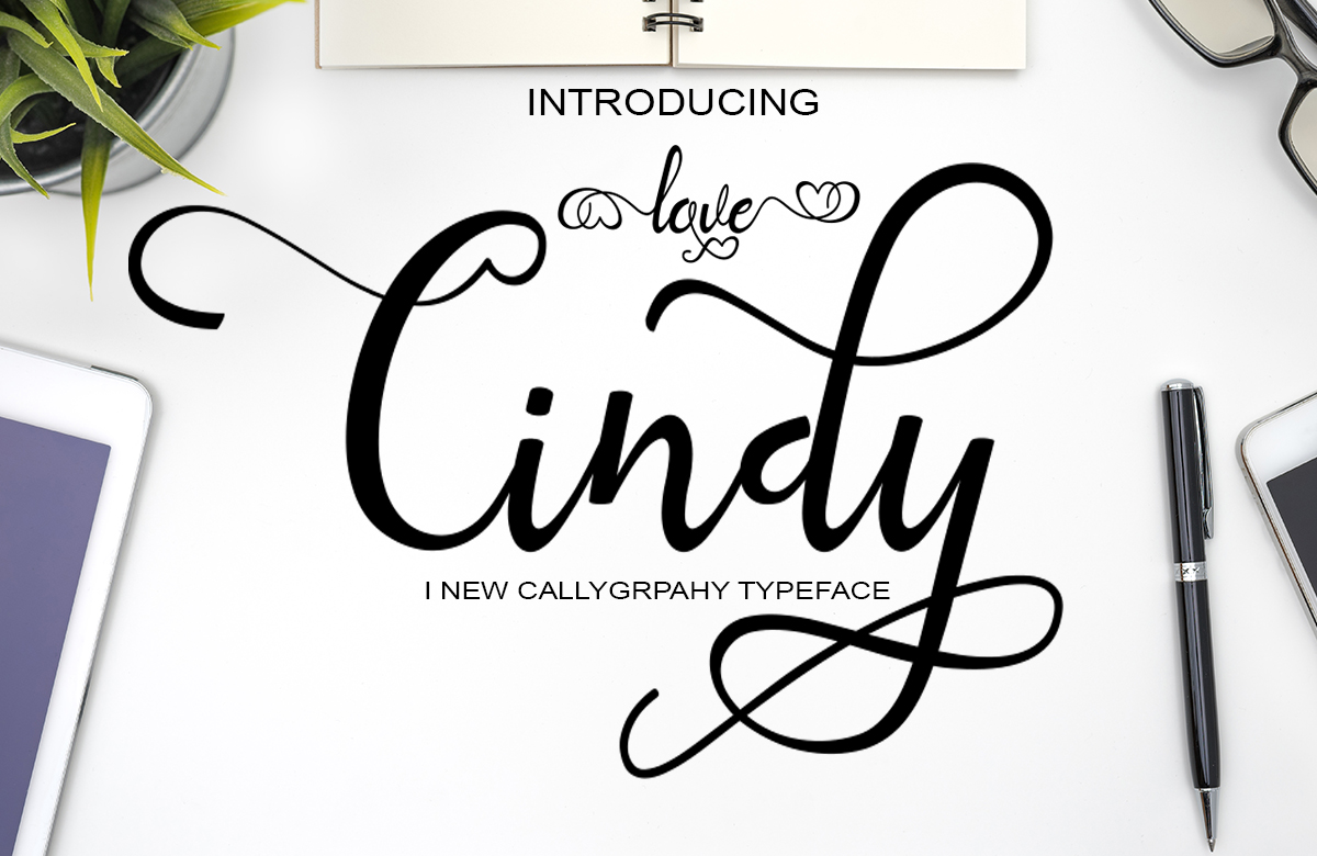 Love Cindy Script: A Romantic Font for Projects That Demand Charm and Ornament