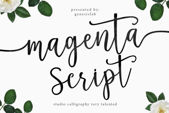 Magenta Script: A Versatile Font for Creative Expression