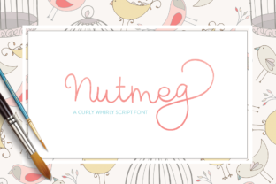Nutmeg Script: A Curly Swirly Font for Modern Design