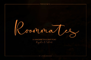 Roommates Script: A Stylish Font for Creative Projects