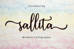 Sallita Script: A Modern Calligraphy Font for Creative Expression