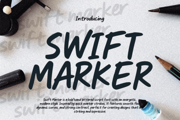 Swiftmarker Script: Bold, Expressive Typography for Modern Design