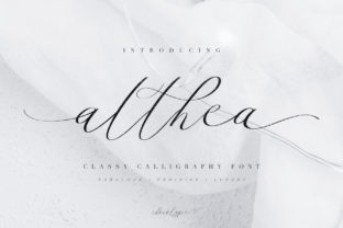 The Artistry of Althea Script: A Luxurious Calligraphy Font for Modern Design
