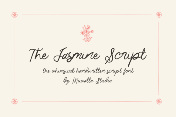 The Jasmine Script: A Timeless Typeface for Sophisticated Branding