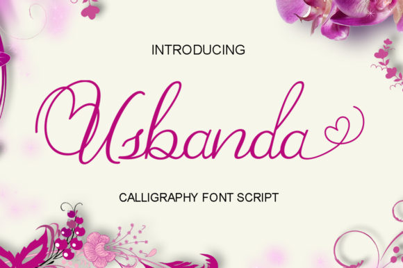 Usbanda Script: A Trendy Modern Calligraphy Font